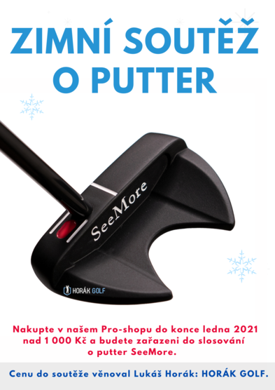 Zimní soutěž o putter z dílny SeeMore Putter Company